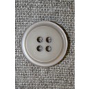 4-huls knap beige/kit 15 mm.