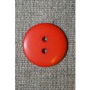 2-huls knap orange, 20 mm.
