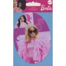 Strygemærke oval med Barbie lyserød og cerisse
