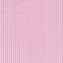 Bomuld med smalle striber i hvid og gl.rosa