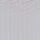Bomuld med smalle striber i hvid og lysegrå