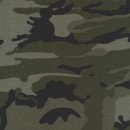 Bomuld/lycra økotex m/army-print, army/grå-grøn/sort