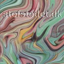Bomuld/lycra økotex m/digitalt tryk med marmor i pasteller