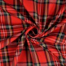 Klantern - Skotsktern i rød i viskose og polyester