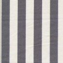Rest Liggestole stof stribet grå/off-white, 30 cm. 
