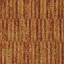 Afklip Patchworkstof batik i aflange striber i rust, gylden og guld, 50x55 cm.