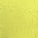 Strik med rude mønster lime-gul