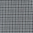 Strik med hanefjeds mønster i lysegrå, grå og sort