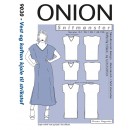 Onion 9030 Plus-Vest og kaftan kjole til strikstof