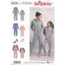 Simplicity 8520 Heldragt til dame og pige