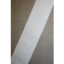 Elastik til bælter/linning 58 mm. hvid