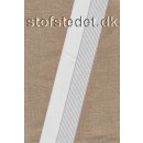 Folde elastik til undertøj 30/60 mm. i hvid og sølv