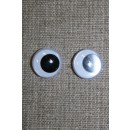Bamse øjne -Rulleøjne 15 mm.