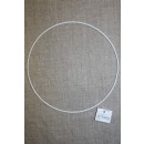 Metalring hvid 15 cm.