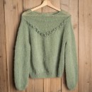  Uldklumpers strikkeopskrift - Flæse sweater Mysize