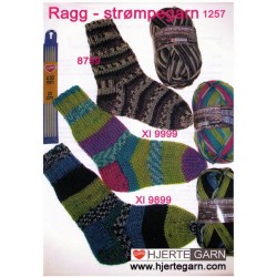 1257 Strømper i Ragg-strømpegarn