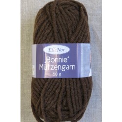 Bonnie Mützengarn uld/akryl i chokoladebrun P.6