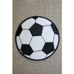 Fodbold sort/hvid, stor