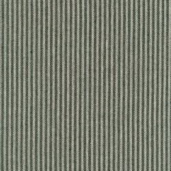 Kraftig bomuld/polyester i stribet sildeben i off-white og armygrøn