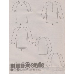 Simplicity 8613 Herre t-shirt med rund- og V-hals