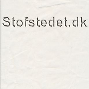 Rest Brandhæmmende 100% bomuld  i hvid, 95 m. - Stof rester