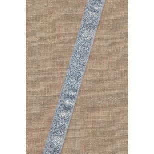 Lame-Glimmer bånd i sølv - 15 mm. - Glimmer bånd