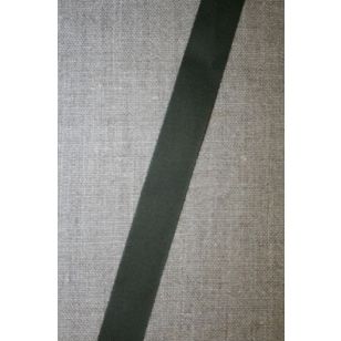 Rest Gjordbånd sildebensvævet i army, 20, 90 cm. - Tilbud Bånd