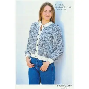 1912 Polly - Extrafine Merino 150+Merino Cotton - Strikopskrifter Dame