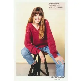 1932 Vilma - Organic 350 + Silk Kid Mohair - Strikopskrifter Dame