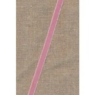 Velourbånd lys rosa 9 mm. - Velourbånd