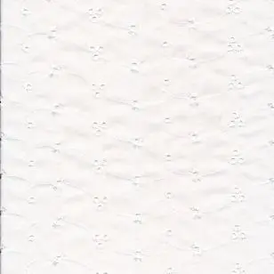 Broderi anglaise knækket hvid med broderi med blomst - Div mønstret bomuld