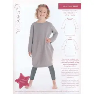 33040 Minikrea Sweat Kjole - Snitmønstre Minikrea