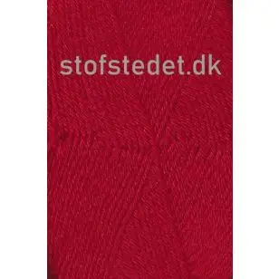 Basic strømpegarn i rød | Hjertegarn - P: 3½ - Basic uld/polyamid