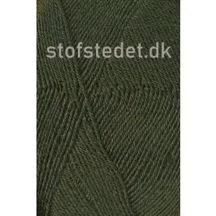 Basic strømpegarn i army | Hjertegarn - P: 3½ - Basic uld/polyamid