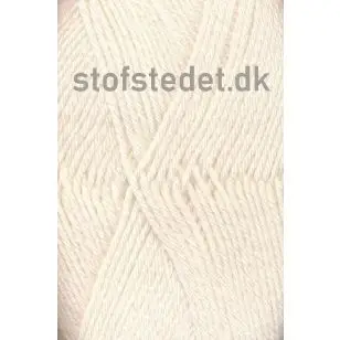 Basic strømpegarn i offwhite | Hjertegarn - P: 3½ - Basic uld/polyamid