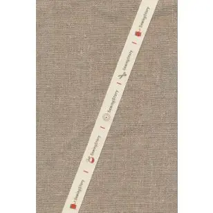 5 meter Bånd i bomuld i offwhite med Sewing Story - Div. bånd