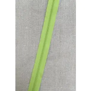 Lynlås i metermål, lime - Lynlåse