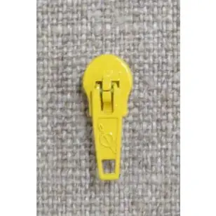 Lynlås-skyder 4 mm. i gul - Lynlåse