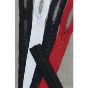 100 cm. delbar plast lynlås - Lynlåse delbare