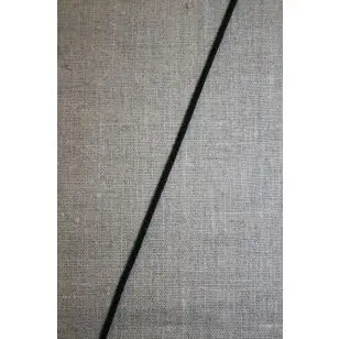 Rest Anoraksnor bomuld 3,5 mm. sort, 49+100 cm. - Tilbud Bånd