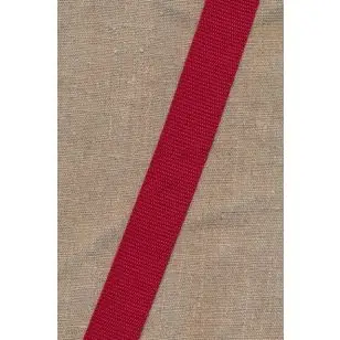 Syntet gjordbånd 30 mm. i rød - Gjordbånd, bændel og sportsbånd