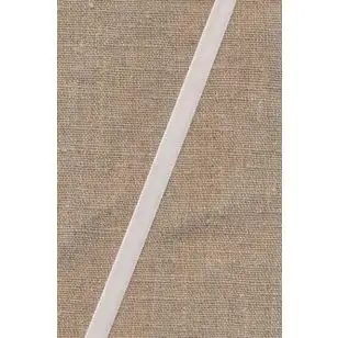 Velourbånd hvid 9 mm. - Velourbånd