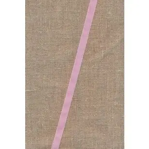 Velourbånd 9 mm. lyserød - Velourbånd