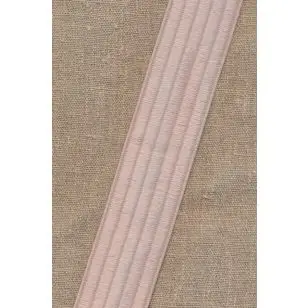 Elastik til bælter 40 mm. pudder-beige - Elastik og kantelastik