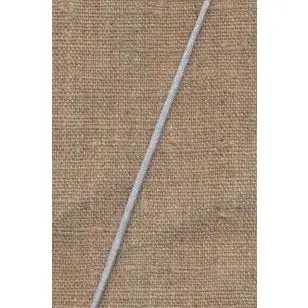 Satinsnor 2,2 mm. lysegrå - Satinsnor
