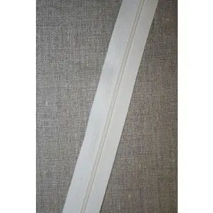 Lynlås i metermål, off-white/ecru - 