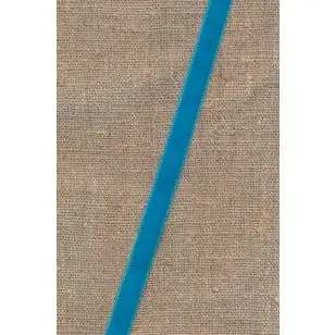 Velourbånd 9 mm. i turkis - Velourbånd