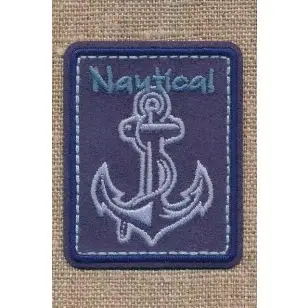 Strygemærke Sailor -  Anker og Nautical - Diverse mærker