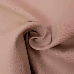 Kanvas 100% bomuld i Halv Panama, pudder-rosa - Kanvas