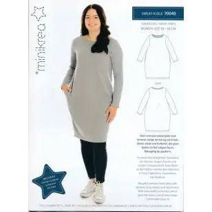 70040 Minikrea sweat kjole - Snitmønstre Minikrea